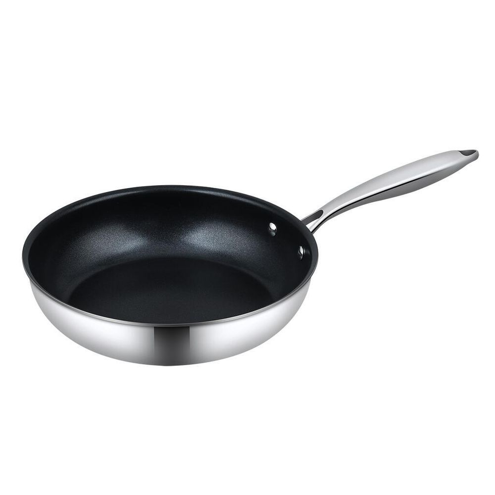 Сковорода 27,5/20,5 см, h 5 см New Kitchen Standard нерж. с антиприг. покр. ИНДУКЦИЯ P.L.