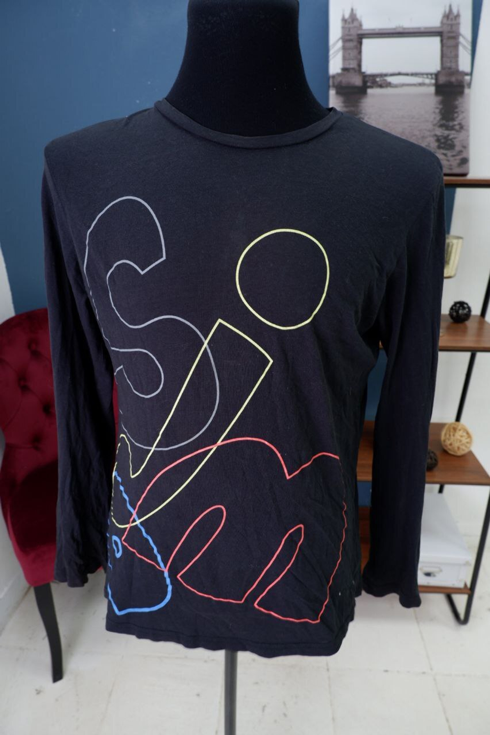 Лонг Modis с принтом 44 размер