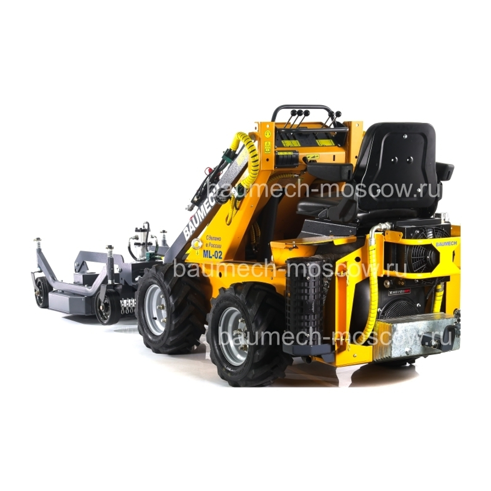 ML-02 Pro Baumech Газонокосилка роторная 120см, высота кошения 40-90мм, 3 ножа