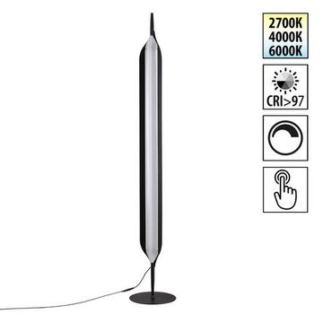 359543 LEDO NT25 000 черный Торшер диммир. со сменой цвет. темпер. (управление- сенсор) IP20 LED 32W 100-240V 2700К\4000К\6000К ALA