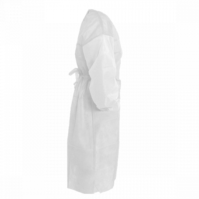 Халат SMS, с рукавами, белый