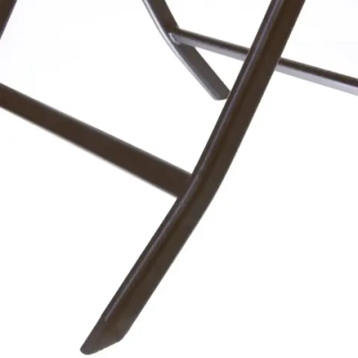 Стол складной круглый «Дачная симфония» DS-R60B, 60*70 см, коричневый