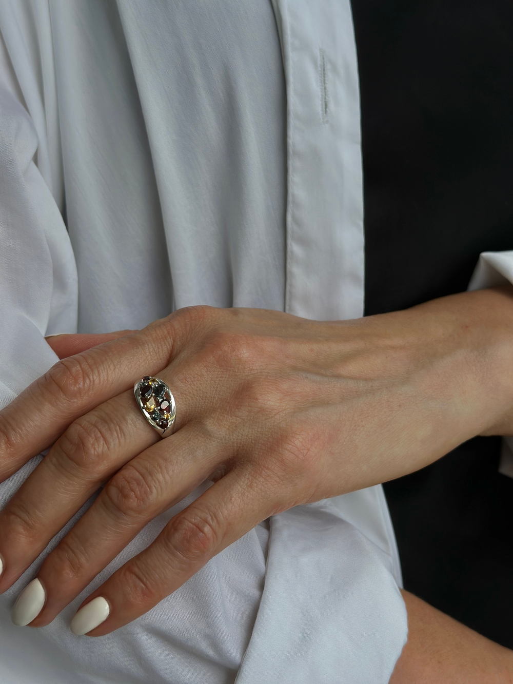 Кольцо 92011099 серебро 925° размер 17,5