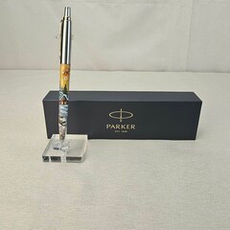 Ручка "Русская деревня" малая с ручной росписью Палех