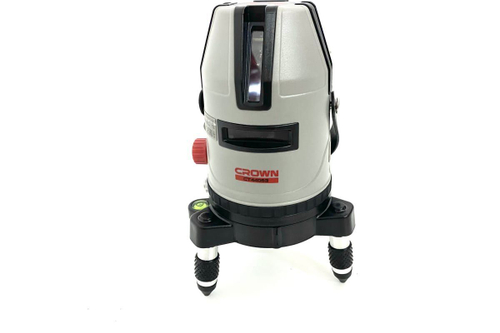 Нивелир лазерный CROWN CT44063 MC, 6 зеленых лучей, 30м