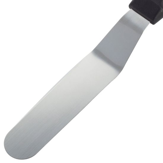 Лопатка-шпатель кондитерский 15 см. Kamille KM 7823 из нержавеющей стали с пластиковой ручкой