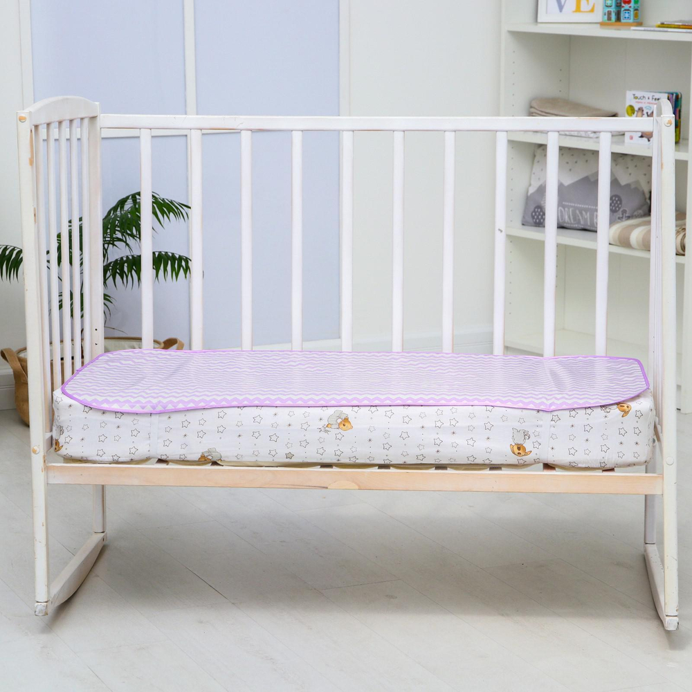 7121961 Клеенка 120*60 см., на резинке, арт. 52258, ПВХ, с окантовкой, с рисунком