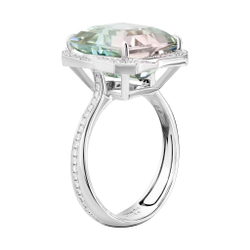 Кольцо с Турмалином и Бриллиантами, R0070-81/1