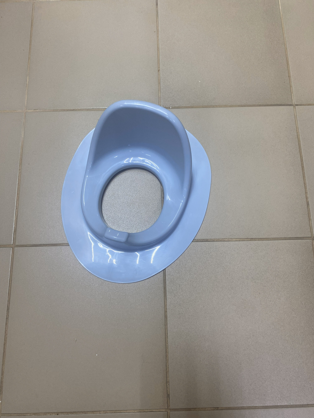 Накладка детская на унитаз цвет голубой