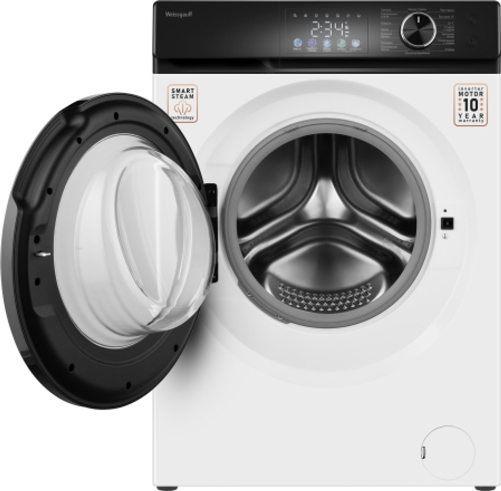 Стиральная машина Weissgauff WM 45127 Inverter Steam Color Touch (437563)