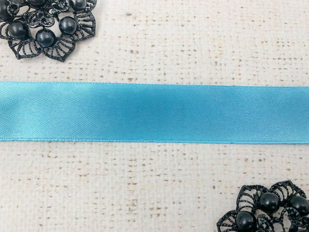 Лента атласная, ш. 2,5, голубой