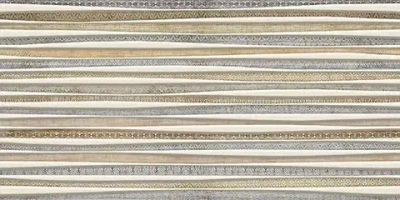 Настенная плитка ALMA Ceramica TWU09LRS74R Lorens 49.4x24.3 бежевая / коричневая глянцевая под полосы