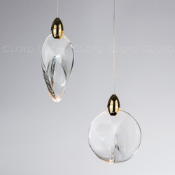 Подвесной светильник Cloyd GLOCK-C P2 / Ø20 см - золото (арт.11625)