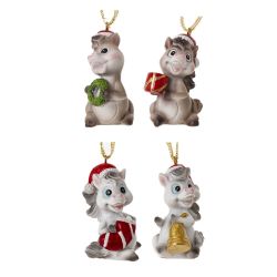 GAEM Фигурка декоративная подвесная "Лошадка", L3 W3 H5 см, 4в.