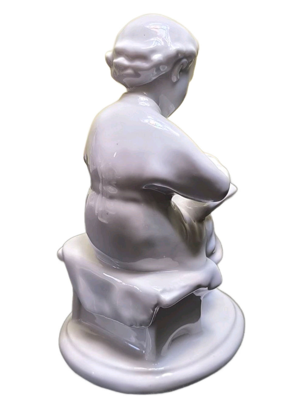 Фарфоровая статуэтка "Юный Ленин" (ЛФЗ), СССР, 1960-1970 гг.