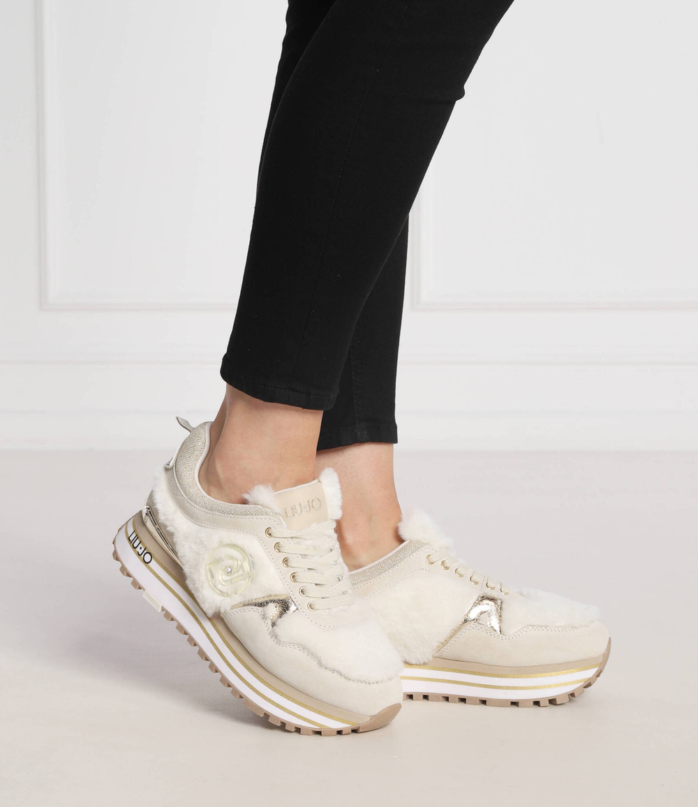 кроссовки maxi wonder 48 Liu Jo - кремовый(BF2113 PX295)