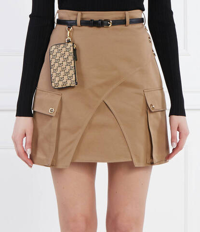 Юбка Elisabetta Franchi - светло-коричневый(GO01642E2)