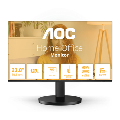 Монитор 27" AOC 27B3CF2/01 IPS 1920x1080 100Hz 1мс 250кд/м 1300:1 1xHDMI 1xUSB-C 2x2W Black