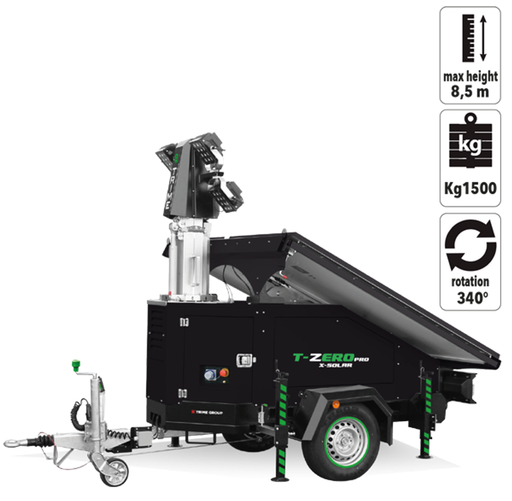 TRIME X-SOLAR осветительная мачта на солнечных батареях