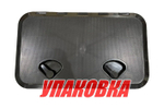 Люк смотровой 353 х 606 мм, черный (упаковка из 4 шт.)