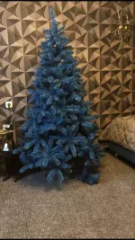 синяя искусственная елка "Морозная"