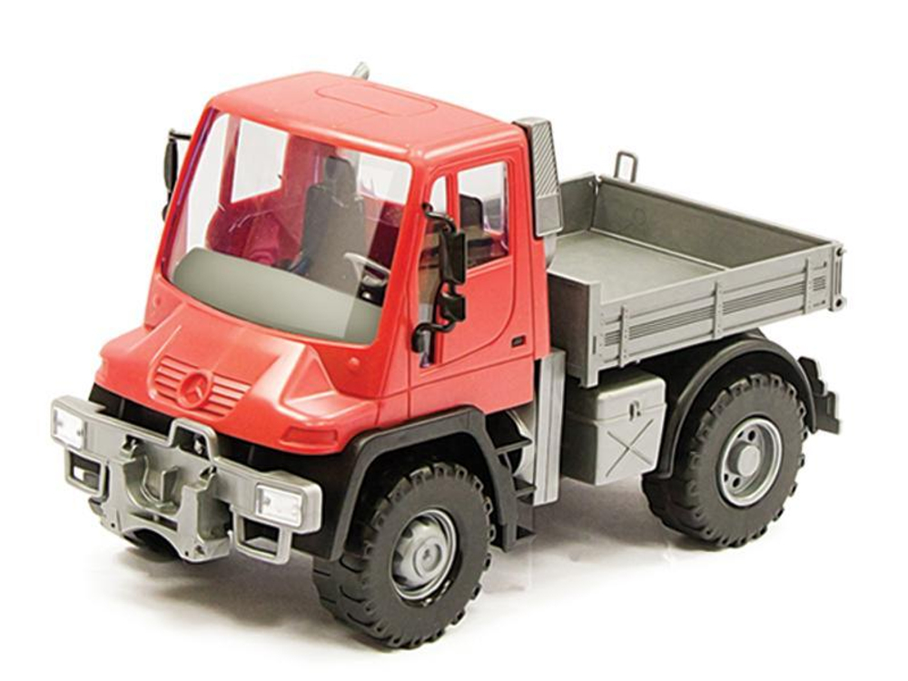 Самосвал бортовой "Мерседес Unimog U 500" 17.5см синий (Лена)
