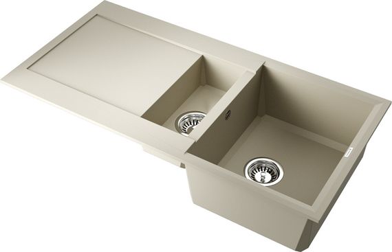 Кухонная мойка OMOIKIRI Sakaime 100-2-BE Tetogranit/ваниль
