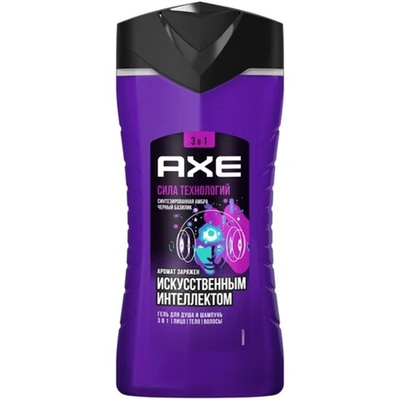 AXE гельд/душа Сила Технологий 3в1 250 мл.