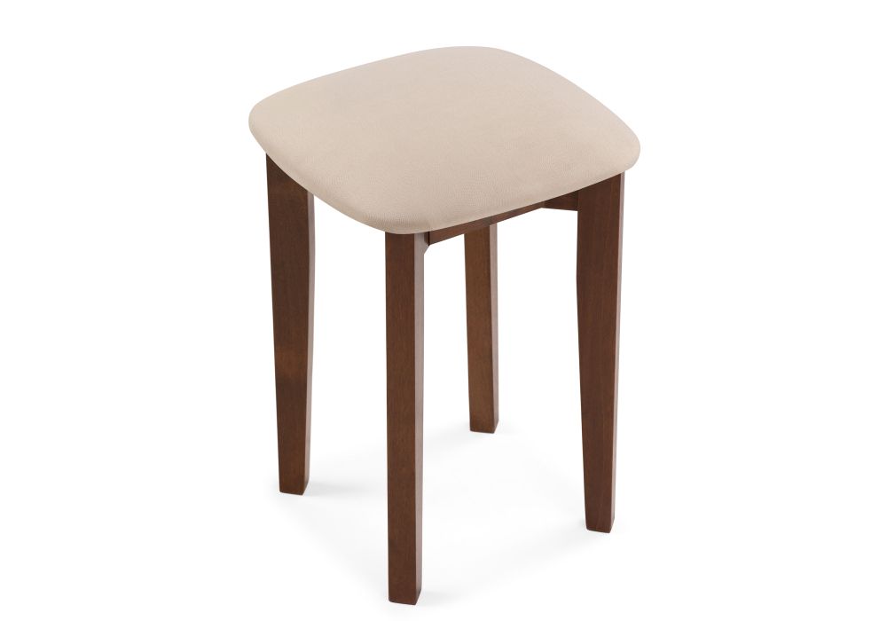 Табурет Кигон темный орех / сливочный раф