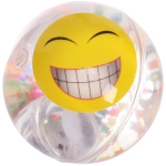 Мяч 6,5 см «Смайлики» (попрыгун с водой и подсветкой) СТИКЕР НА ВЛОЖЕНИЕ