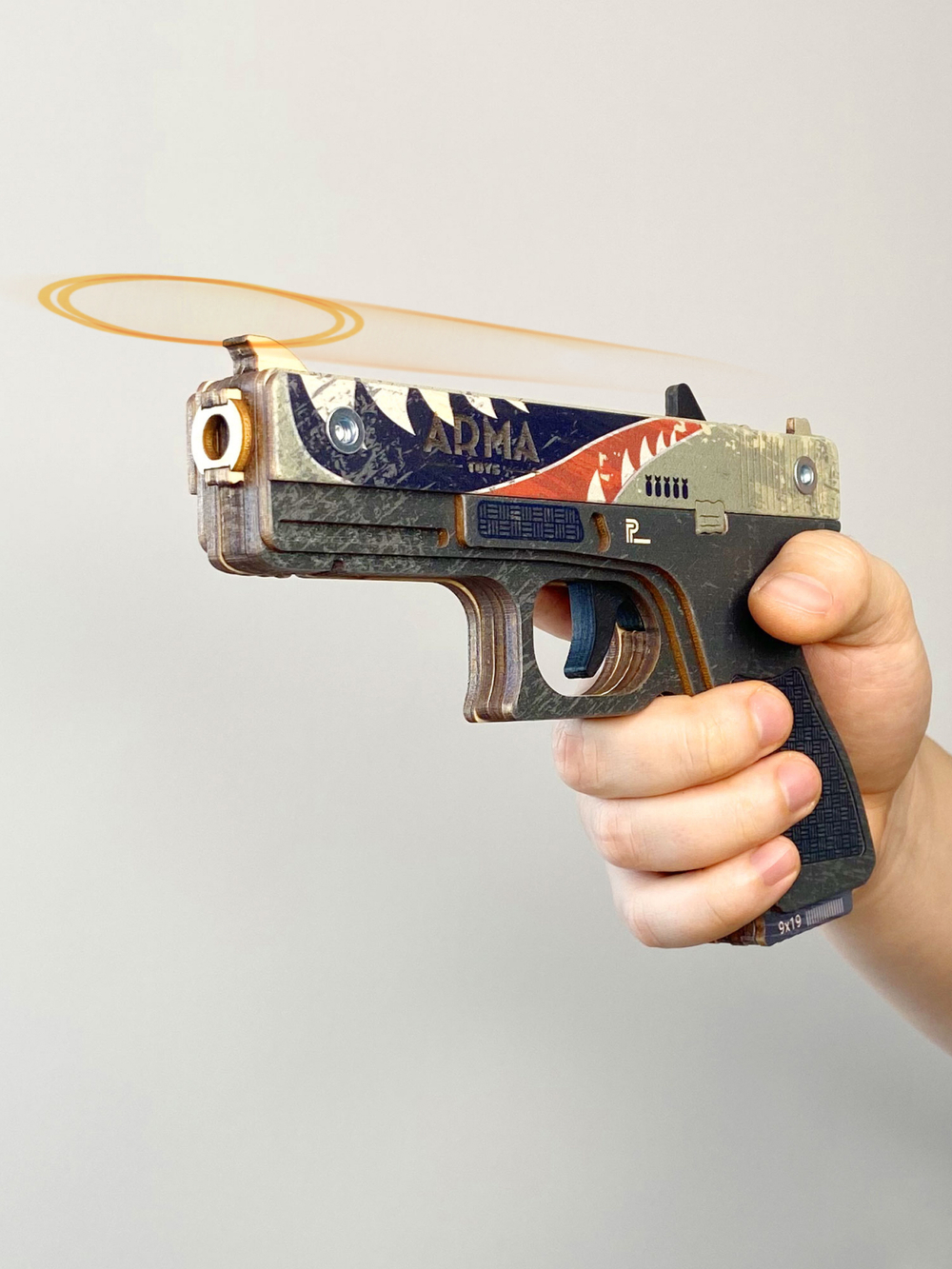 Резинкострел пистолет Глок (Glock) Ястреб