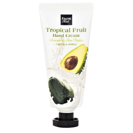 Крем для рук с авокадо и маслом ши FarmStay Tropical fruit hand cream, 50 мл