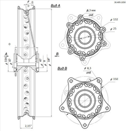 диск 2,15-18 с 6 отв