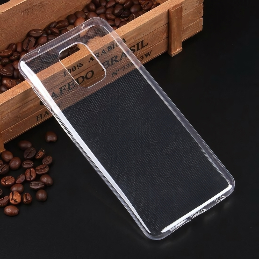 Силиконовый чехол для Xiaomi Redmi Note 9 Pro, 1 мм, 008291-1 Прозрачный