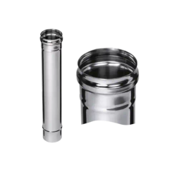 Дымоход Ferrum DN115 1000мм 0,8/430 22671