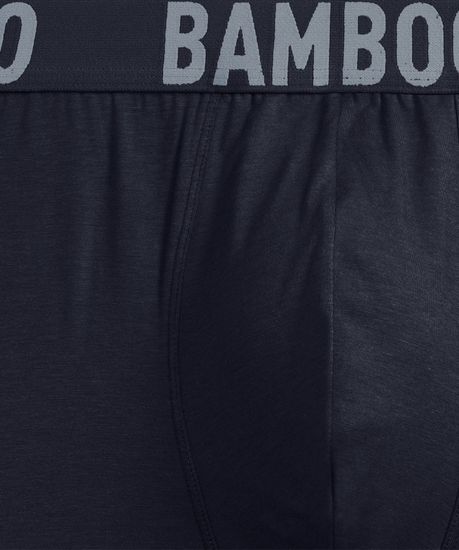 Трусы мужские боксеры (3шт), Atlantic 3MH-215, бамбук, темно-синий + голубой + графитовый