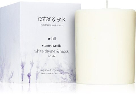 ester & erik scented candle white thyme & moss (no. 42) - ароматическая начинка для свечей /   350  g  / GTIN 5713538010254