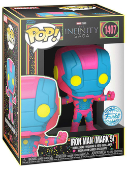 Фигурка Funko POP! Bobble Marvel Infinity Saga Iron Man Mark 5 (BLKLT) (Exc) (1407) 82378