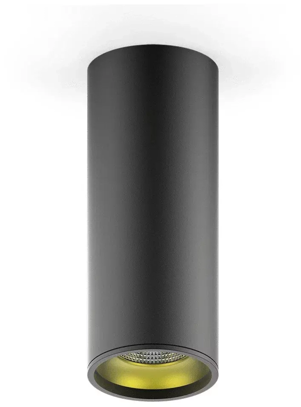 Св-к Gauss LED HD009 накладной 12W (черный золото) 3000K 79x200,900лм