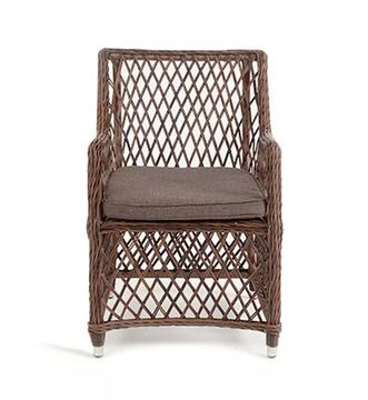 "Латте" плетеное кресло из искусственного ротанга, цвет коричневый
