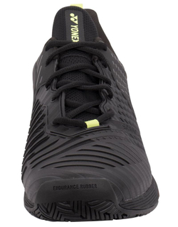 Мужские кроссовки теннисные Yonex Power Cushion Sonicage 3 - black/lime