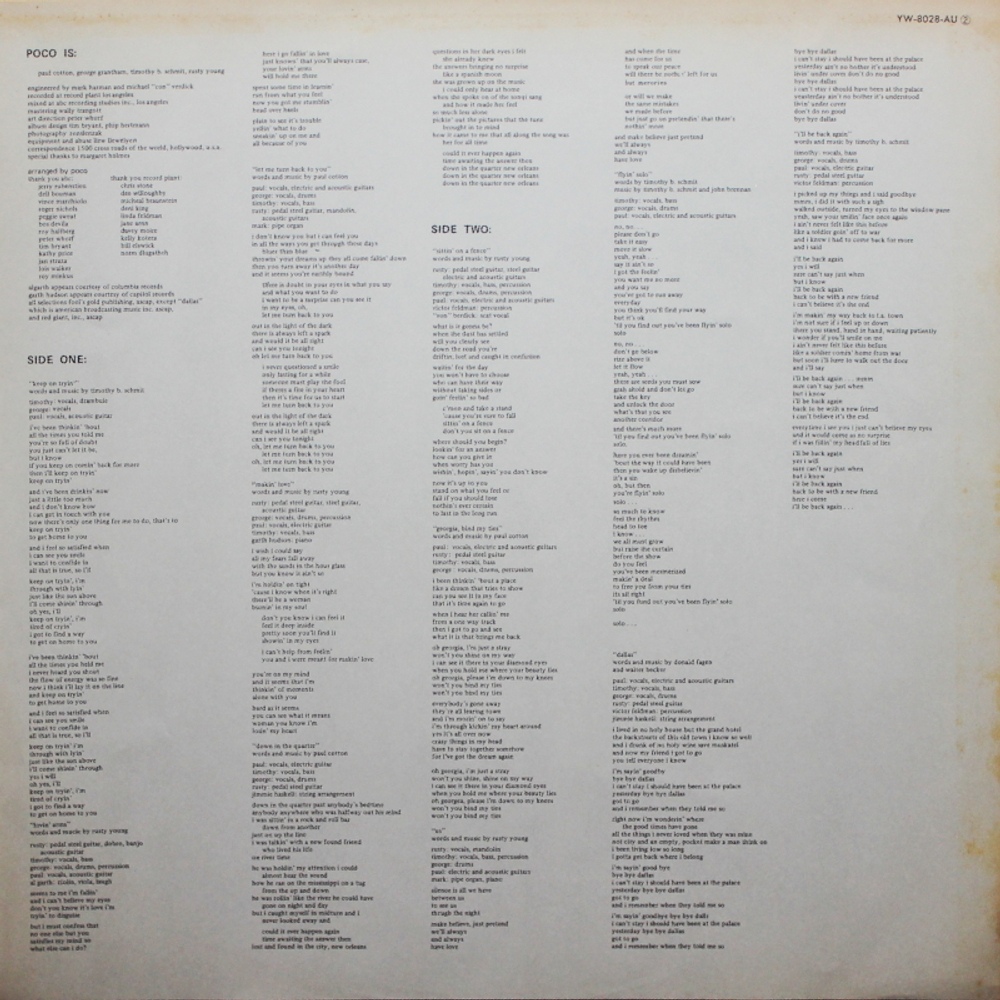Poco / Head Over Heels (LP)