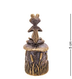 AM-3554 Наперсток «Лягушка медитация» (латунь)