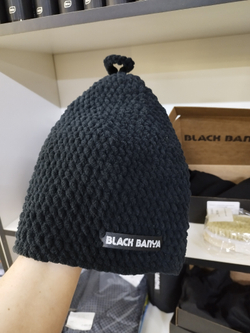 Шапка для бани Black Banya