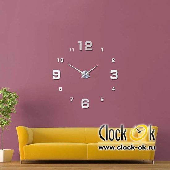 Настенные 3D часы Hi Tech