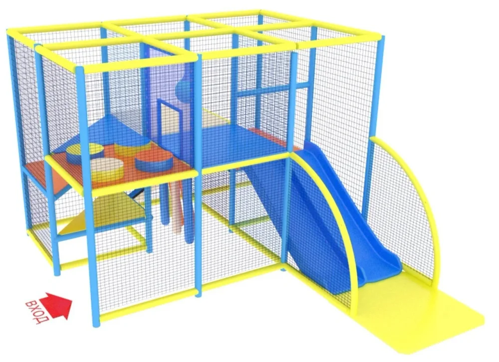 Детский игровой лабиринт «Морские жители» 11,5 м² (4,2*4,3*2.7м)