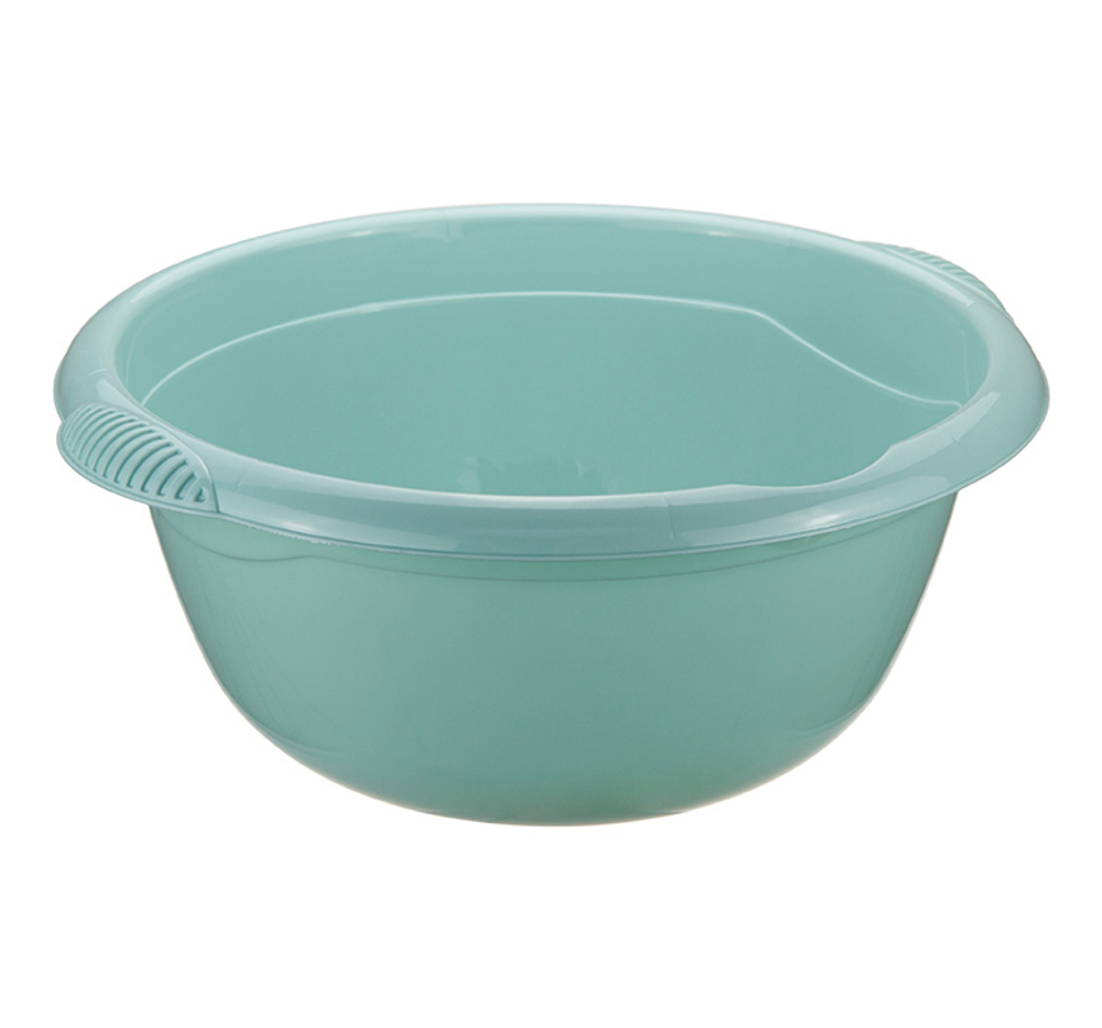 Таз круглый 10л с 2мя ручками М2506