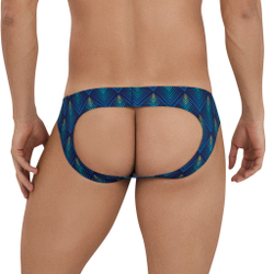 Мужские трусы джоки темно-синие с принтом Clever MAGICAL JOCKSTRAP 113808