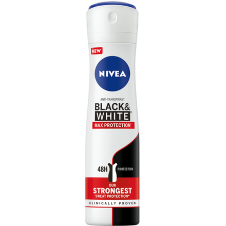 Дезодорант-антиперспирант спрей Nivea Черное и Белое Max Protection 150мл