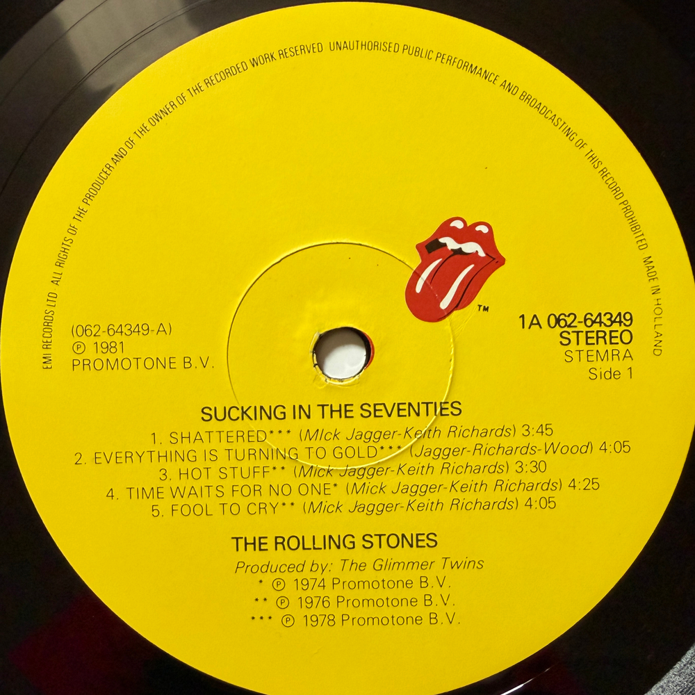 The Rolling Stones ‎– Sucking In The Seventies (Голландия 1981г.) Т